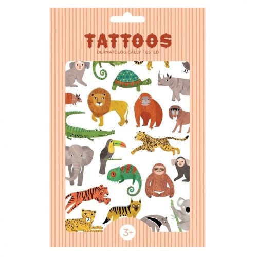 Dětské tetování Jungle animals