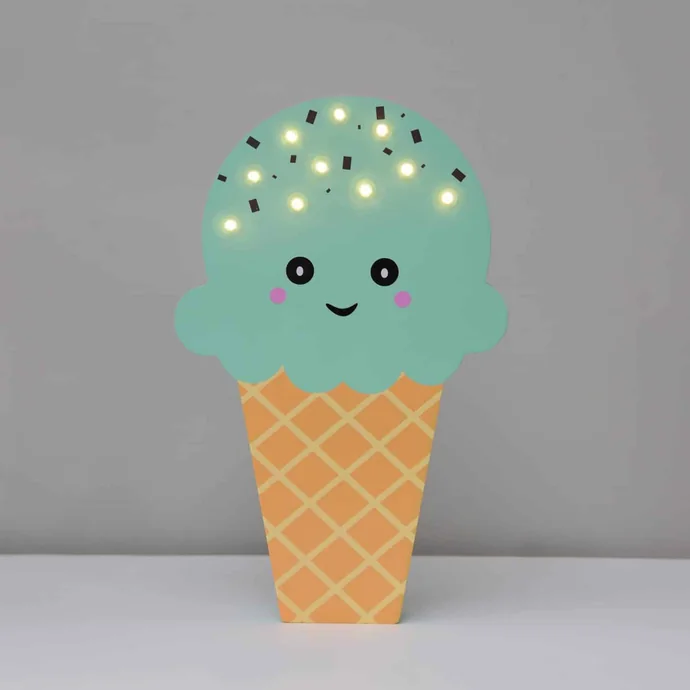 Svítící LED zmrzlina Mint