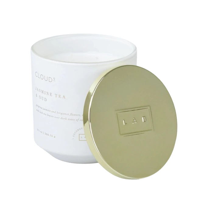 Vonná svíčka ve skle CLOUD9 Jasmine Tea / Oud 400 g