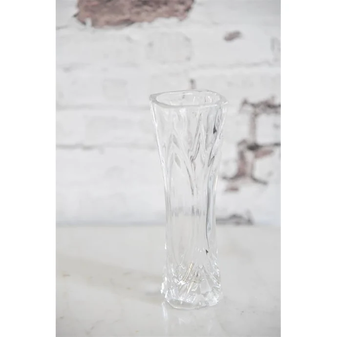 Skleněná váza Clear Glass 17 cm