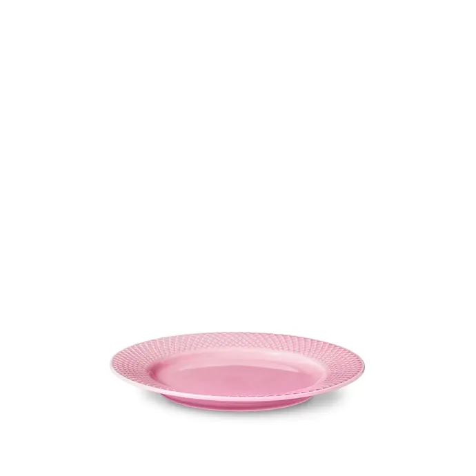 Porcelánový talíř Rhombe Pink 21 cm