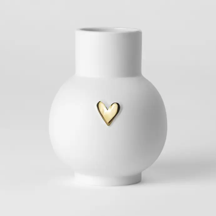 Porcelánová vázička Ball Gold 13 cm