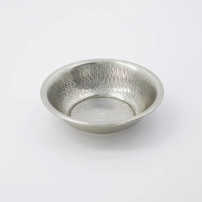 Kovový tácek Tura Antique Silver 12 cm