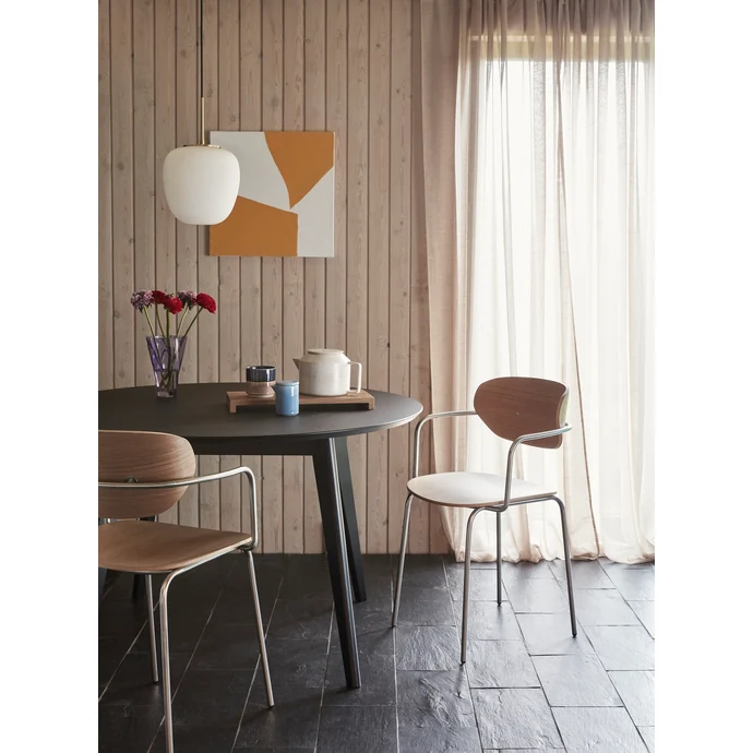 Kulatý jídelní stůl Stay Black Ø 120 cm