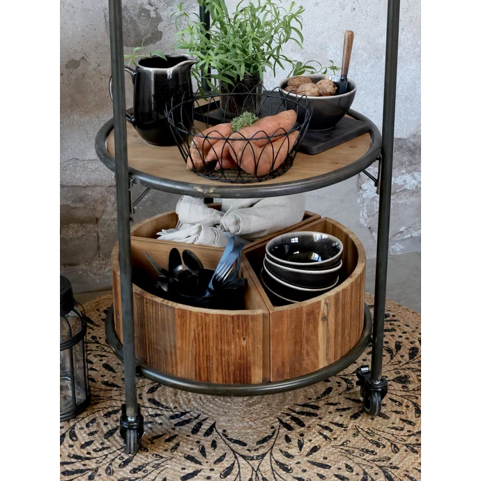 Stojan na kolečkách Antique Black
