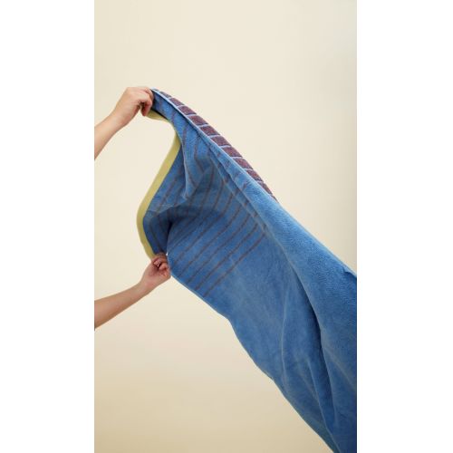 Bavlněný ručník Purple /Blue 50x100cm