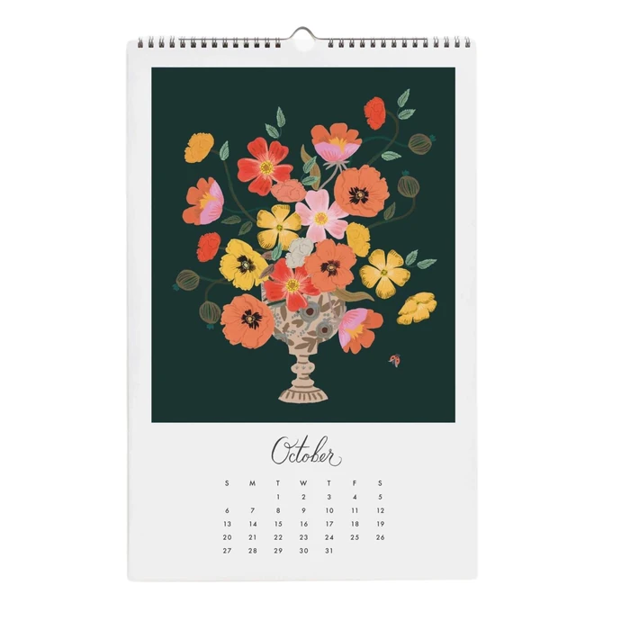 Nástěnný kalendář Flower Studies 2024
