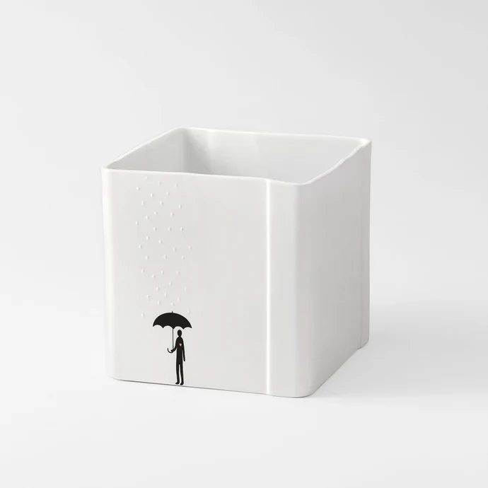 Porcelánový obal na květináč Umbrella