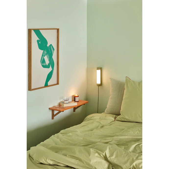 Bavlněné povlečení Aki Orange/Green 140 x 200 cm