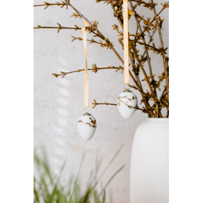 Porcelánová vajíčka Hammershøi Easter 2021 - set 3 ks