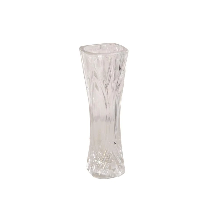 Skleněná váza Clear Glass 17 cm