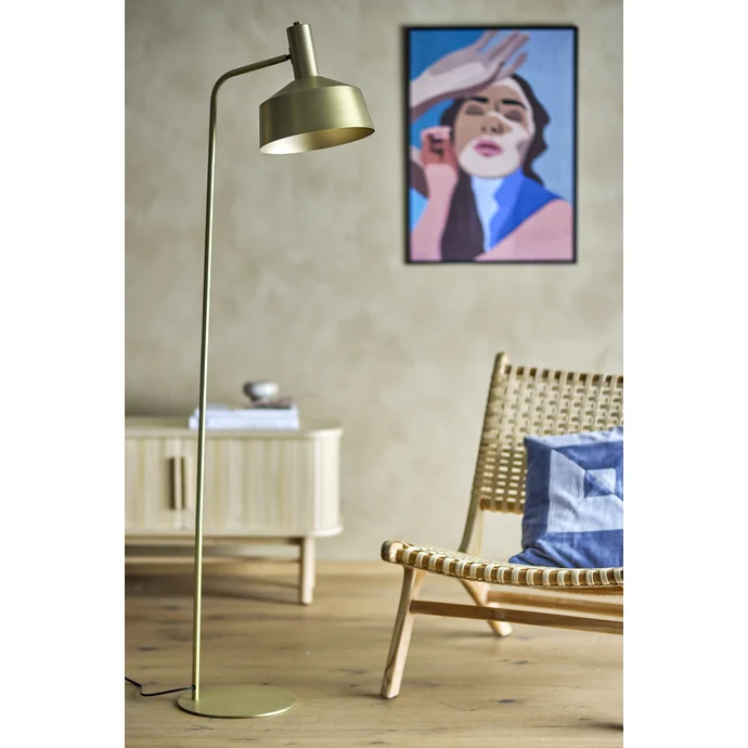 Stojací lampa Lissa Brass 156 cm