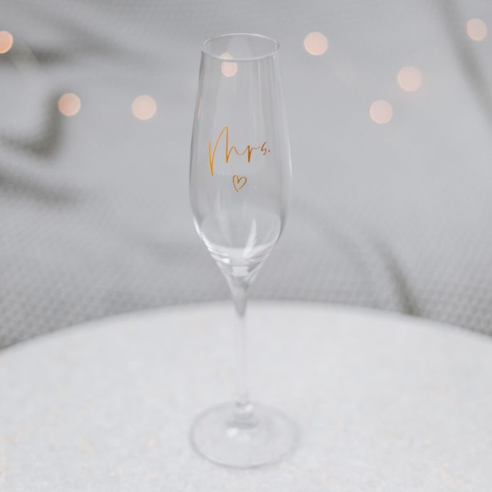 Sklenice na sekt Mrs.