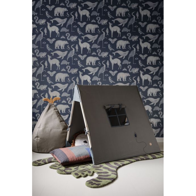 Tapeta Katie Scott Animals Dark Blue