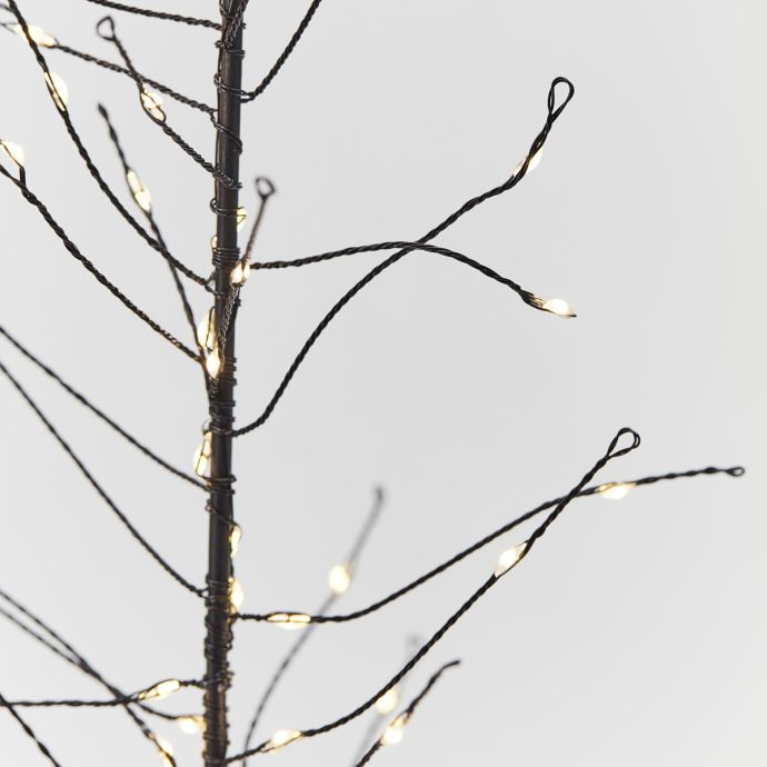 Vánoční LED stromeček Glow Black 45 cm
