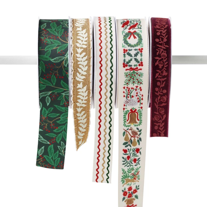 Vánoční stuha Willowberry – set 5 ks