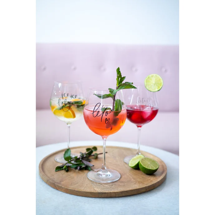 Letní sklenice na drink – set 3 ks