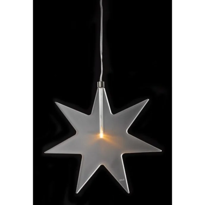 Svítící LED hvězda Luisa Clear 25 cm
