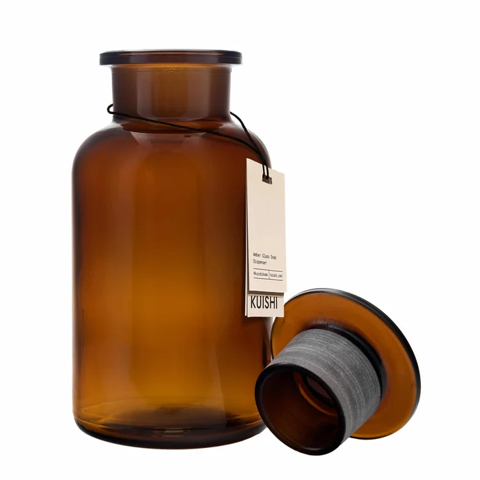 Skleněná dóza s víčkem Amber Apothecary 500 ml