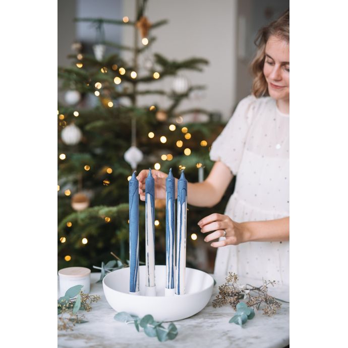 Adventní svícen Kvistbro White