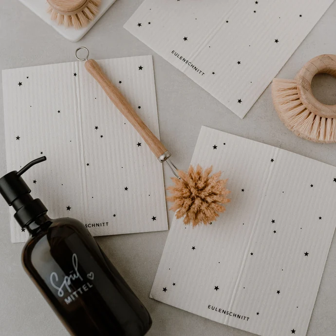 Přírodní houbová utěrka Fir – set 3 ks