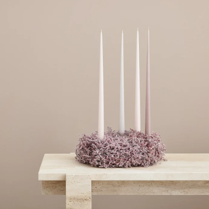 Svíčka Taper 32 cm – 51 Rosewater – set 2 ks