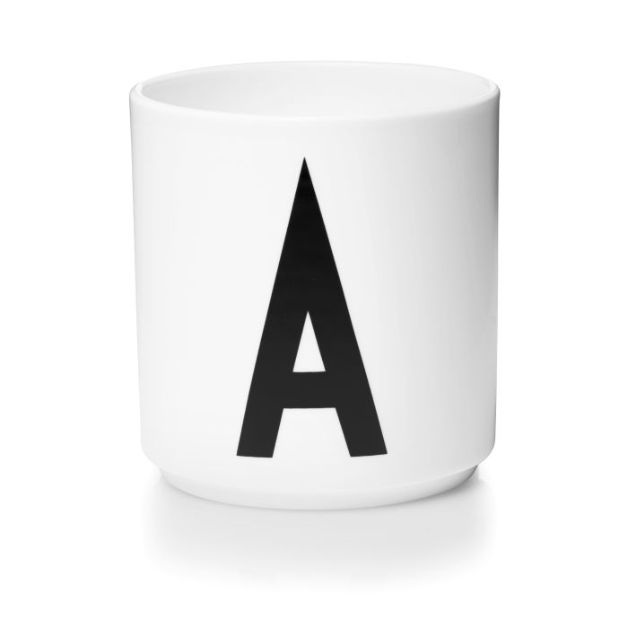 Porcelánový hrneček/dózička Letters