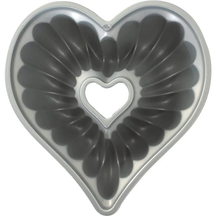 Hliníková forma na bábovku Heart karamelová 2,4 l