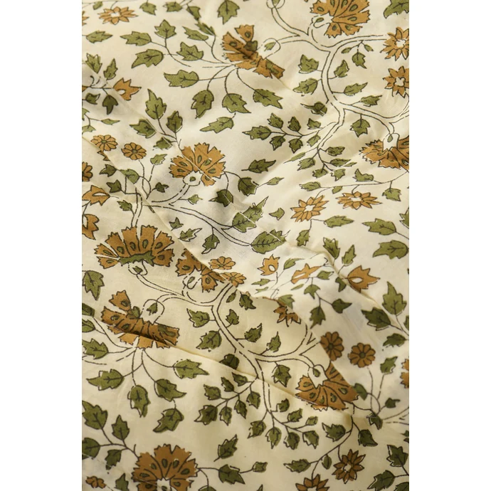 Prošívaný přehoz Celina Moss Green 130 x 170 cm