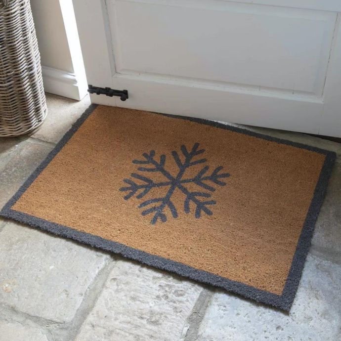 Rohožka Snowflake 90x60cm