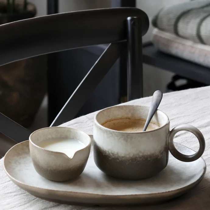 Porcelánový oválný talíř Valence Walnut