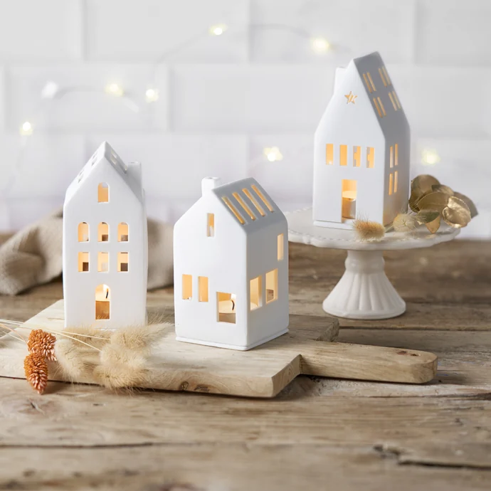 Porcelánový svícen domeček Dream House