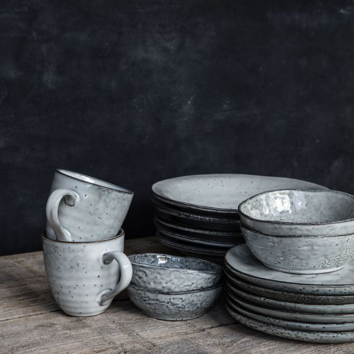 Keramický miska Rustic Grey