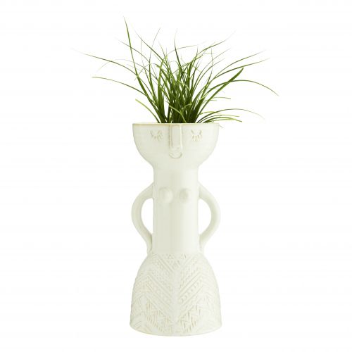 Keramická váza Woman White
