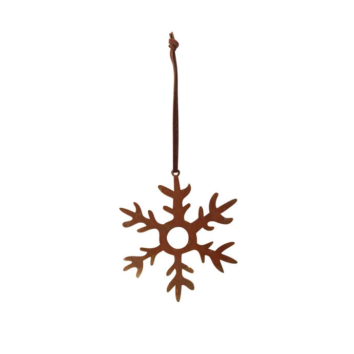Závěsná dekorace Rust Snowflake