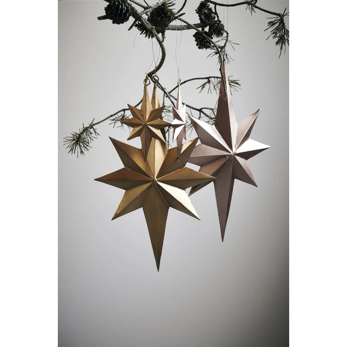 Závěsná vánoční dekorace Star Bethlehem Antique Silver