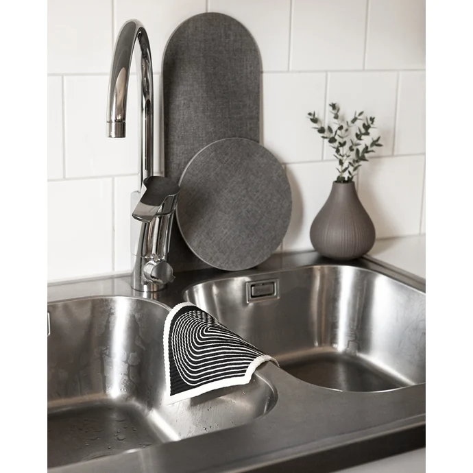 Kuchyňská utěrka/hadřík Torresta Black – set 2 ks