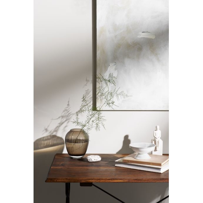 Skleněná váza Hammershøi Walnut 18,5 cm
