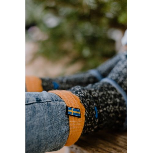 Vlněné ponožky Blue/Orange no. 45