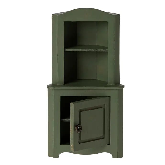 Rohová skříňka pro zvířátka Maileg Dark Green