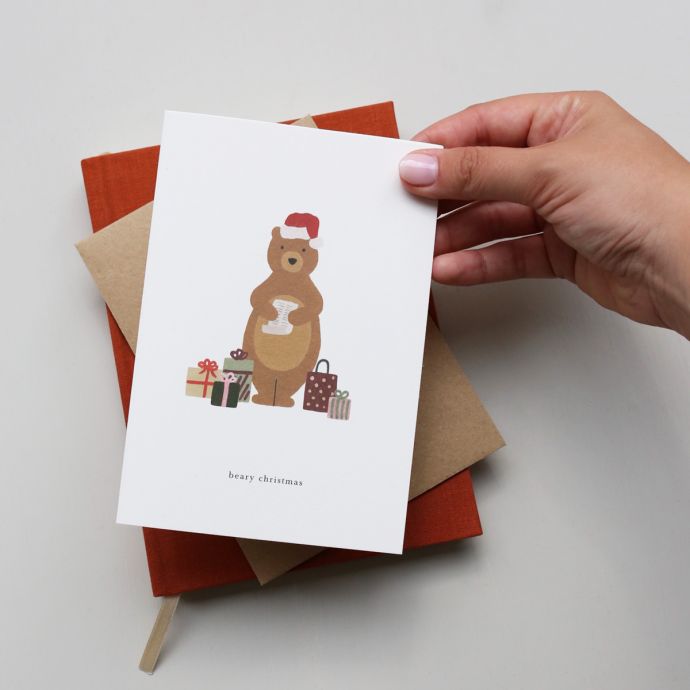 Přání Beary Christmas