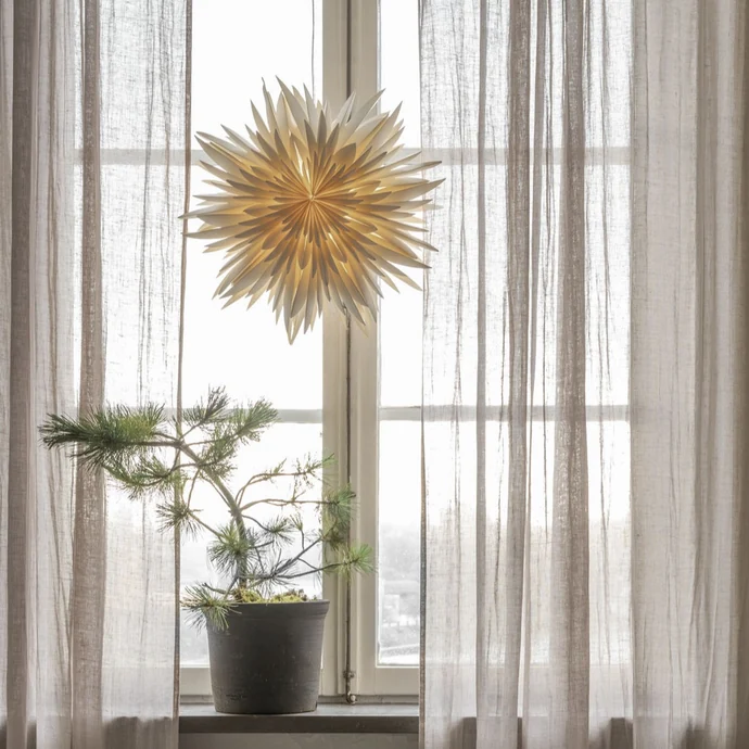 Závěsná svítící hvězda Maja White 50 cm