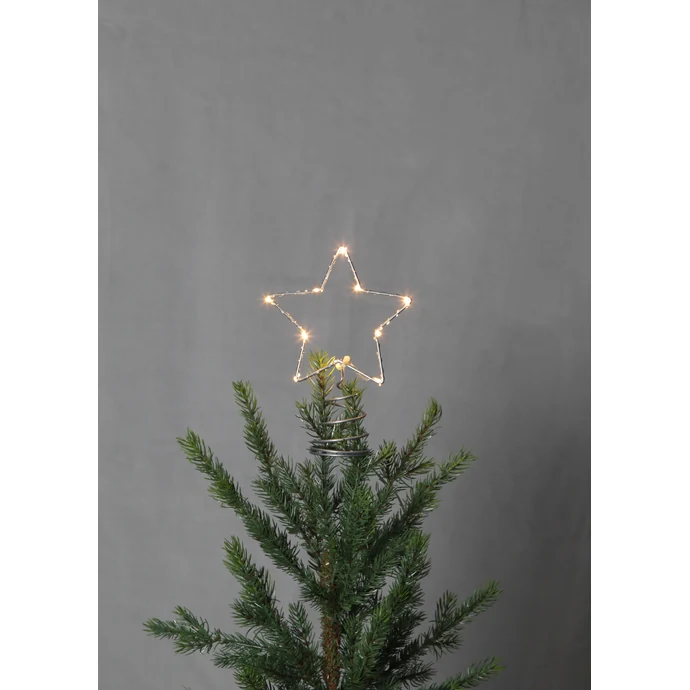 Svítící vánoční hvězda na stromeček Topsy