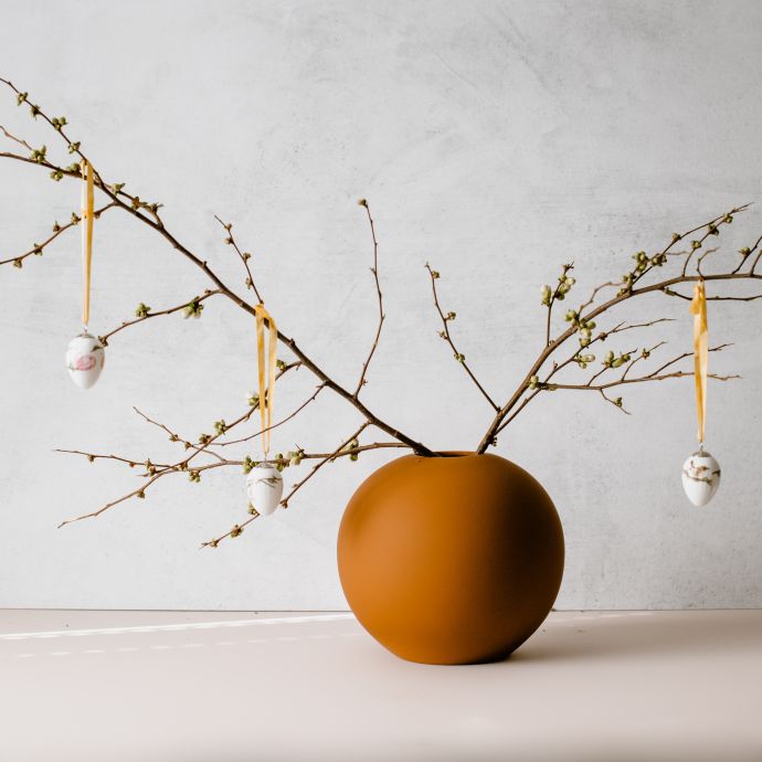 Porcelánová vajíčka Hammershøi Easter 2021 - set 3 ks