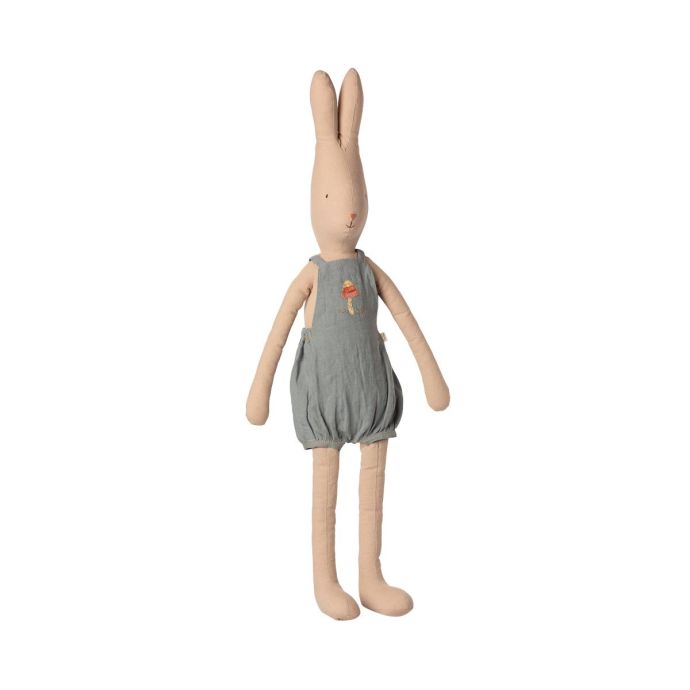 Lněný overal pro zajíčky Maileg Petrol Size 5