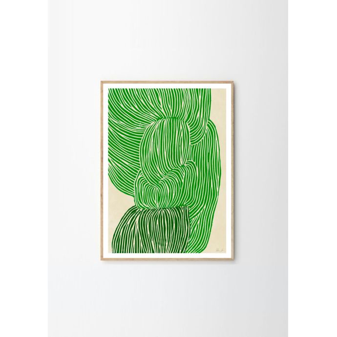 Autorský mini plakát Green Ocean by Rebecca Hein A5