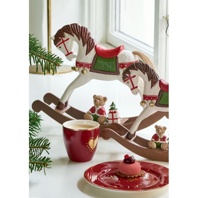 Porcelánový talířek Penny Bordeaux