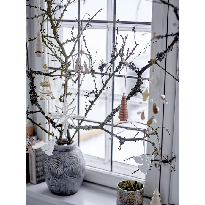 Vánoční ozdoba Chue Silver 15 cm
