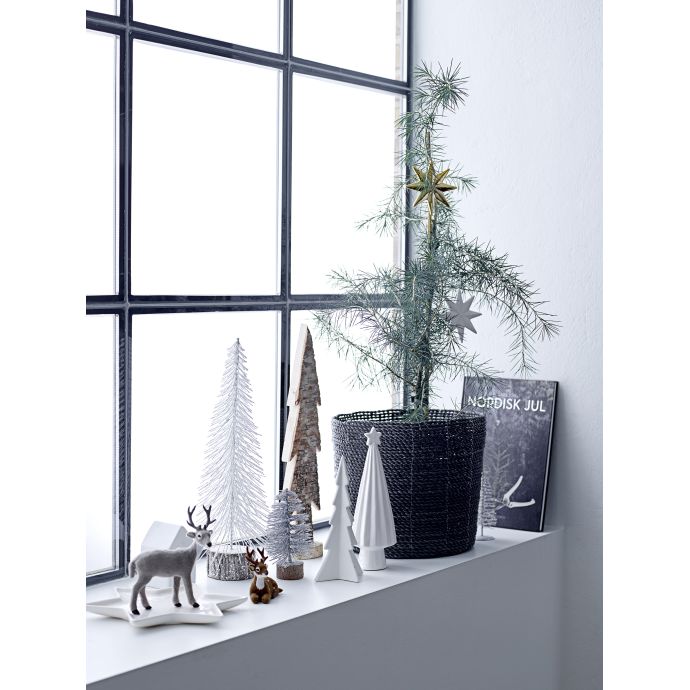 Dekorativní stromeček Glitter White