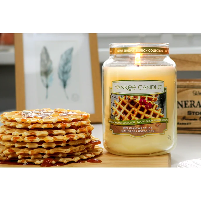 Svíčka Yankee Candle 623g - Belgian Waffles